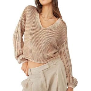 FREE PEOPLE Cropped Sweater!